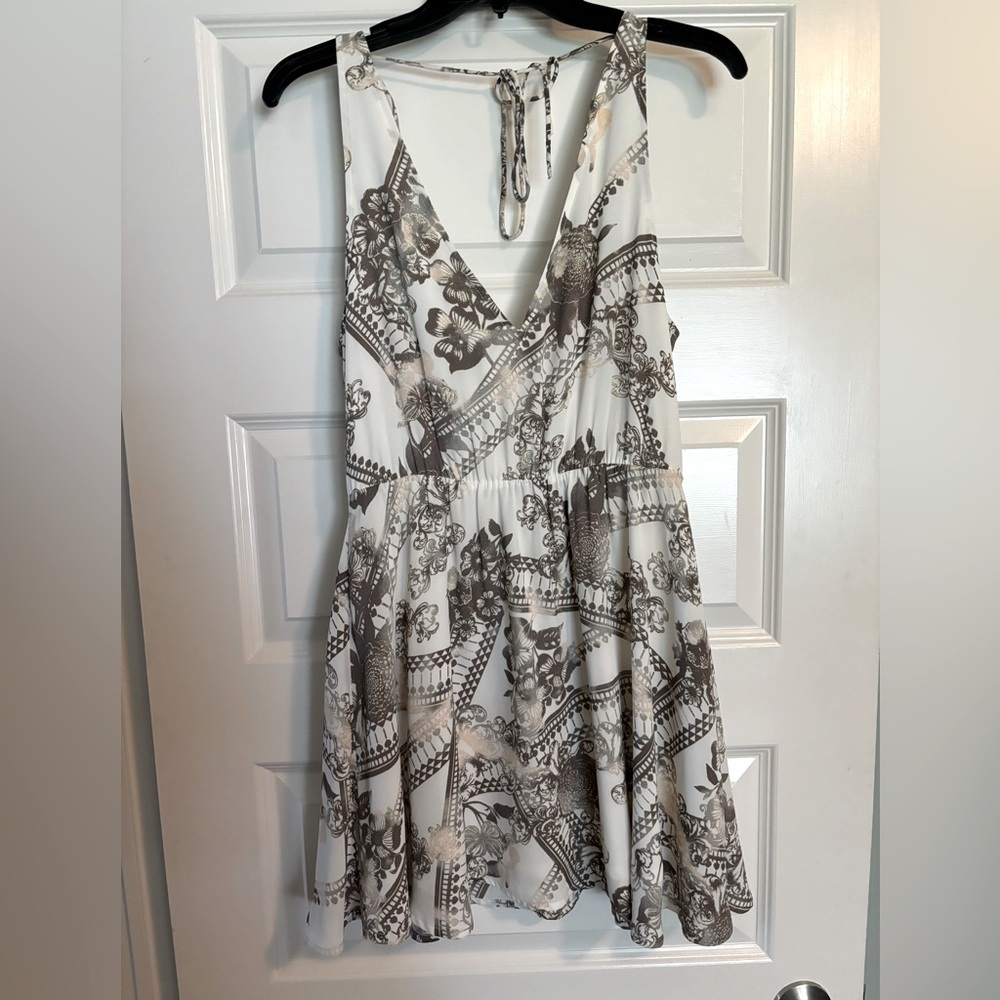 Leith Backless Floral Dress